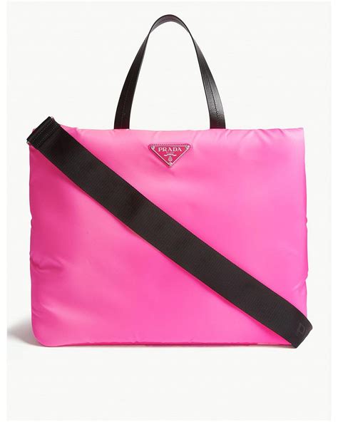 prada neon tote